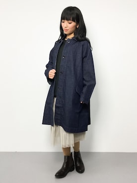 「JOURNAL STANDARD LUXE（ジャーナルスタンダード　ラックス）のアイテム（その他アウター）」を使った、ᴵᴷᴱᴺᴼᴿᴵ५✍⋆*さん（レディース・153cm）の冬コーディネート