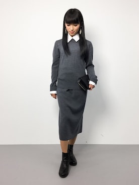 ᴵᴷᴱᴺᴼᴿᴵ५✍⋆*さん(レディース・153cm)の冬コーディネート