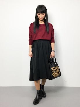 ᴵᴷᴱᴺᴼᴿᴵ५✍⋆*さん(レディース・153cm)の冬コーディネート