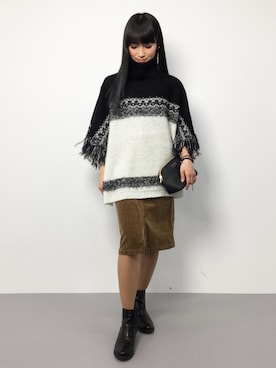 ᴵᴷᴱᴺᴼᴿᴵ५✍⋆*さん（レディース・153cm）の冬コーディネート