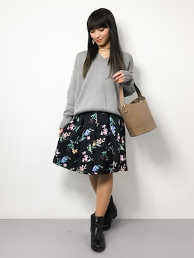 ᴵᴷᴱᴺᴼᴿᴵ५✍⋆*さん（レディース・153cm）の冬コーディネート