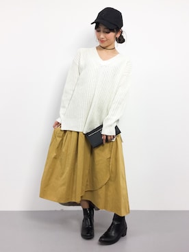 ᴵᴷᴱᴺᴼᴿᴵ५✍⋆*さん（レディース・153cm）の冬コーディネート