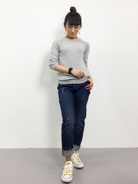 ᴵᴷᴱᴺᴼᴿᴵ५✍⋆*さん（レディース・153cm）の春コーディネート