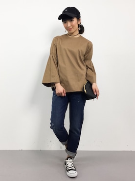 ᴵᴷᴱᴺᴼᴿᴵ५✍⋆*さん（レディース・153cm）の春コーディネート