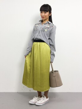 ᴵᴷᴱᴺᴼᴿᴵ५✍⋆*さん（レディース・153cm）の春コーディネート