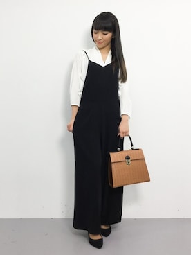 「DEICY（デイシー）のアイテム（サロペット/オーバーオール）」を使った、ᴵᴷᴱᴺᴼᴿᴵ५✍⋆*さん（レディース・153cm）の春コーディネート