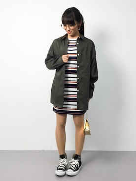 ᴵᴷᴱᴺᴼᴿᴵ५✍⋆*さん（レディース・153cm）の春コーディネート