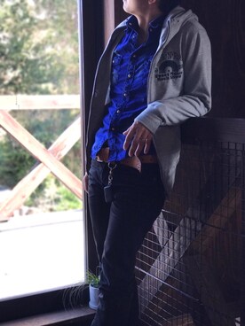 「DELAY by Win & Sons（ディレイバイウィンアンドサンズ）のアイテム」を使った、つばささん（メンズ・171cm）の春コーディネート