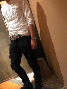 「MK MICHEL KLEIN（エムケーミッシェルクラン）のアイテム」を使った、つばささん（メンズ・171cm）の夏コーディネート