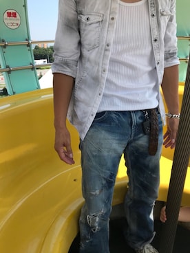 「DELAY by Win & Sons（ディレイバイウィンアンドサンズ）のアイテム」を使った、つばささん（メンズ・171cm）の夏コーディネート