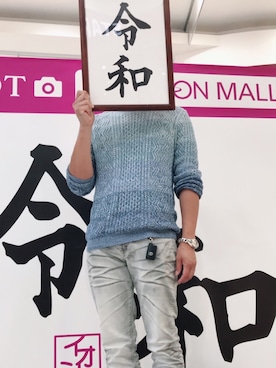 「GOSTAR DE FUGA（ゴスタール ジフーガ）のアイテム（トップス）」を使った、つばささん（メンズ・171cm）の春コーディネート