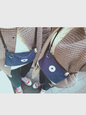 「CONVERSE（コンバース）のアイテム（その他）」を使った、こぶちーくんさん（メンズ・173cm）の冬コーディネート