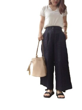 ぴぃちゃんさん（レディース・158cm）の夏コーディネート