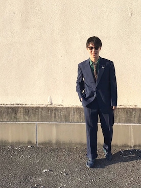 「#OOTD（オーオーティーディー）のアイテム」を使った、りょうさん（メンズ・175cm）の春コーディネート