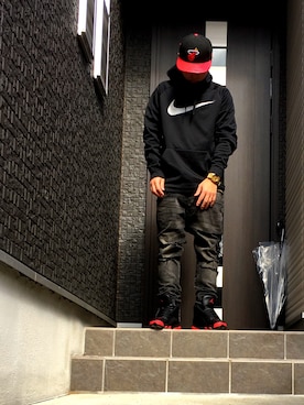 「PRPS（ピーアールピーエス）のアイテム」を使った、shaboochyさん（メンズ・172cm）の冬コーディネート