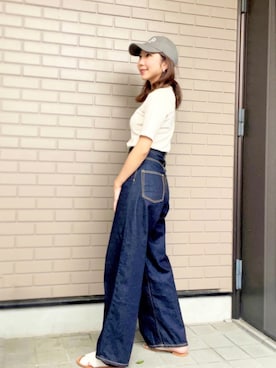 「Betty Smith（ベティスミス）のアイテム」を使った、r i n aさん（レディース・156cm）の夏コーディネート