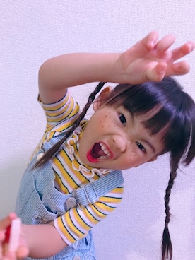 「チャッキー」｜めいまーさん（キッズ・80cm）の秋コーディネート