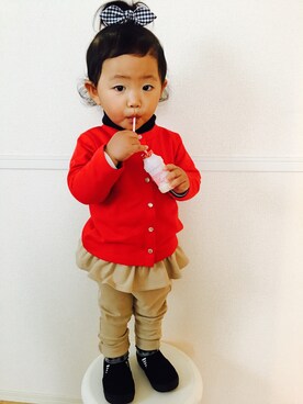 arumさん（キッズ・80cm）の春コーディネート