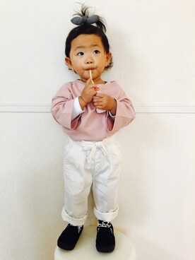 arumさん（キッズ・80cm）の春コーディネート