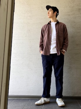 「FUJITO（フジト）のアイテム」を使った、yoshiro111さん（メンズ・176cm）の春コーディネート