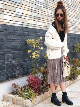 ちぴょんさん（レディース・162cm）の冬コーディネート