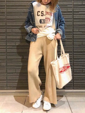 ちぴょんさん（レディース・162cm）の春コーディネート