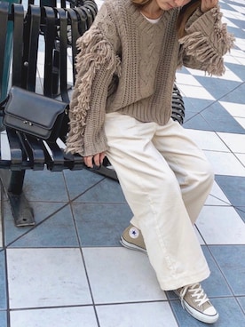 ちぴょんさん（レディース・162cm）の秋コーディネート