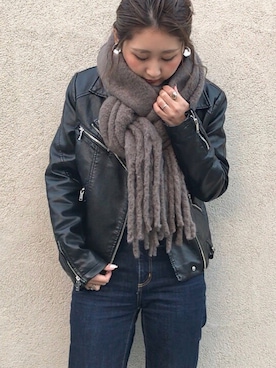 ちぴょんさん（レディース・162cm）の冬コーディネート