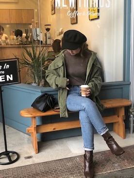 ちぴょんさん（レディース・162cm）の秋コーディネート