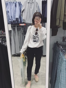 「ras（ラス）のアイテム」を使った、bmbさん（レディース・152cm）の春コーディネート