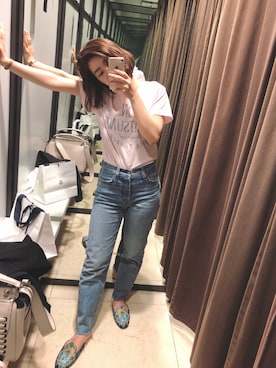 「Charlotte Olympia（シャーロットオリンピア）のアイテム」を使った、bmbさん（レディース・152cm）の春コーディネート