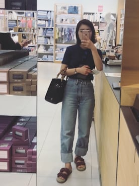 「セントジェームス」｜「アイテム（アナログ腕時計）」を使った、bmbさん（レディース・152cm）の春コーディネート