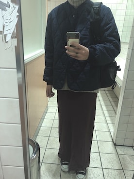 「フランス古着」｜iyo◎さん（レディース・170cm）の冬コーディネート