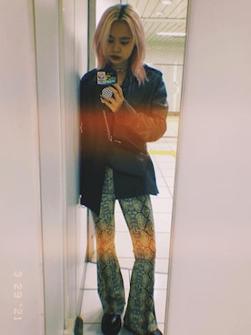 「Paul Smith（ポールスミス）のアイテム（ジャケット/アウター）」を使った、Erina Maruyamaさん（レディース・155cm）の春コーディネート