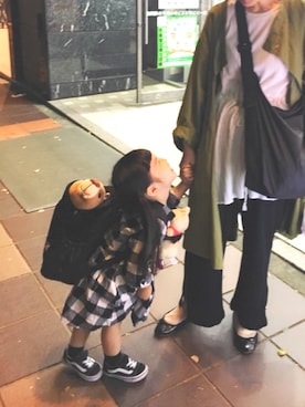 「ＧＷ」｜「アイテム（その他アウター）」を使った、ａｉｋoさん（レディース・156cm）の春コーディネート