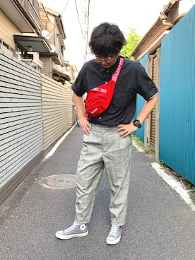 「schott（ショット）のSchott/ショット/Band Ring/バンドリング（リング）」を使った、napeさん（レディース・158cm）の夏コーディネート