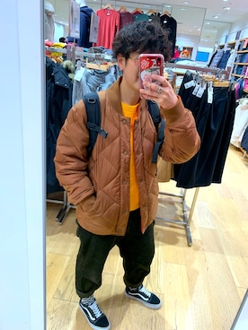 「schott（ショット）のSchott/ショット/Band Ring/バンドリング（リング）」を使った、napeさん（レディース・158cm）の秋コーディネート