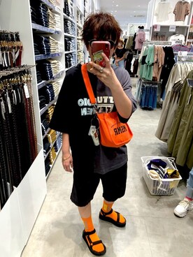 「schott（ショット）のSchott/ショット/Band Ring/バンドリング（リング）」を使った、napeさん（レディース・158cm）の夏コーディネート