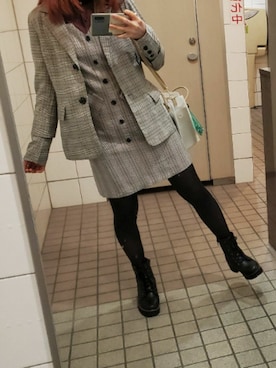 「COEUR（クール）のアイテム」を使った、のんさん（レディース・158cm）の春コーディネート