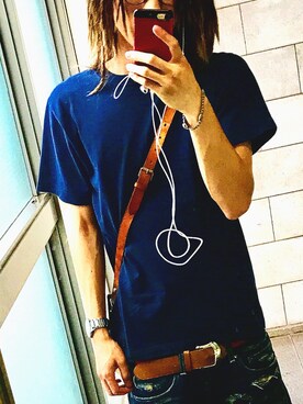 「GIANNI VERSACE（ジャンニヴェルサーチ）のアイテム」を使った、しょーたさん（メンズ・165cm）の夏コーディネート