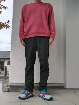 「WHITE LINE（ホワイトライン）のアイテム」を使った、rawuさん（メンズ・167cm）の秋コーディネート