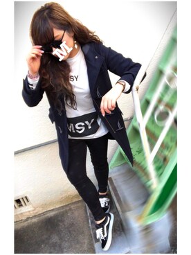 🌴Mさん（レディース・170cm）の冬コーディネート