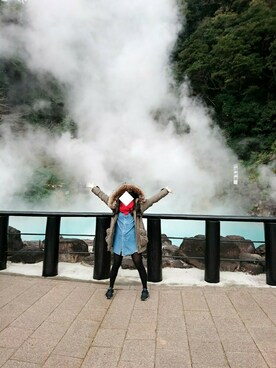 「OZOC（オゾック）のアイテム（モッズコート）」を使った、ゆきさぷ👀유키사부さん（レディース・151cm）の春コーディネート