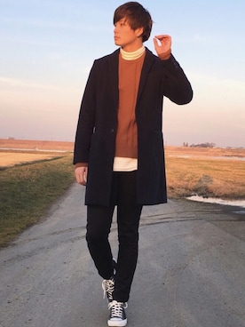 ユウトさん(メンズ・177cm)の冬コーディネート