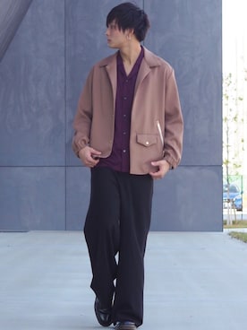 「Dr. Martens（ドクターマーチン）のDr.Martens (ドクターマーチン)/1461 3EYE GIBSON SHOES（その他シューズ）」を使った、ユウトさん（メンズ・177cm）の秋コーディネート