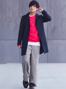「Dr. Martens（ドクターマーチン）のDr.Martens (ドクターマーチン)/1461 3EYE GIBSON SHOES（その他シューズ）」を使った、ユウトさん（メンズ・177cm）の春コーディネート