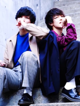 「Dr. Martens（ドクターマーチン）のDr.Martens (ドクターマーチン)/1461 3EYE GIBSON SHOES（その他シューズ）」を使った、ユウトさん（メンズ・177cm）の春コーディネート