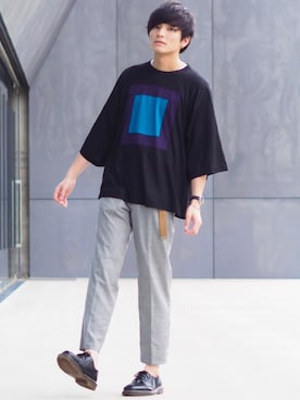 「オフ会」｜ユウトさん（メンズ・177cm）の夏コーディネート