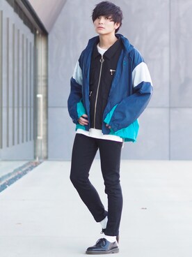 「not conventional」｜「アイテム（ジャケット/アウター）」を使った、ユウトさん（メンズ・177cm）の冬コーディネート