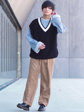 ユウトさん（メンズ・177cm）の冬コーディネート